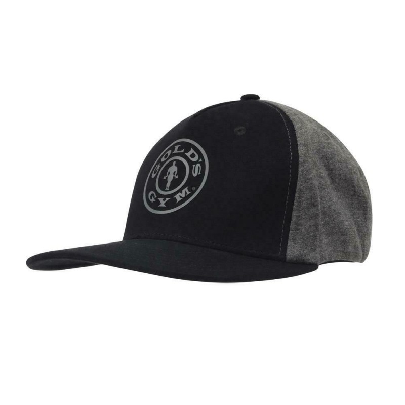 Gold's Gym Curved Cap Black Grey