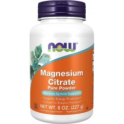 NOW Foods Magnesium Citrate Pure Powder (227 g.)