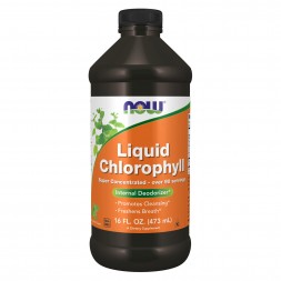 NOW Liquid Chlorophyll Natural Mint 473 ml Chlorofilas